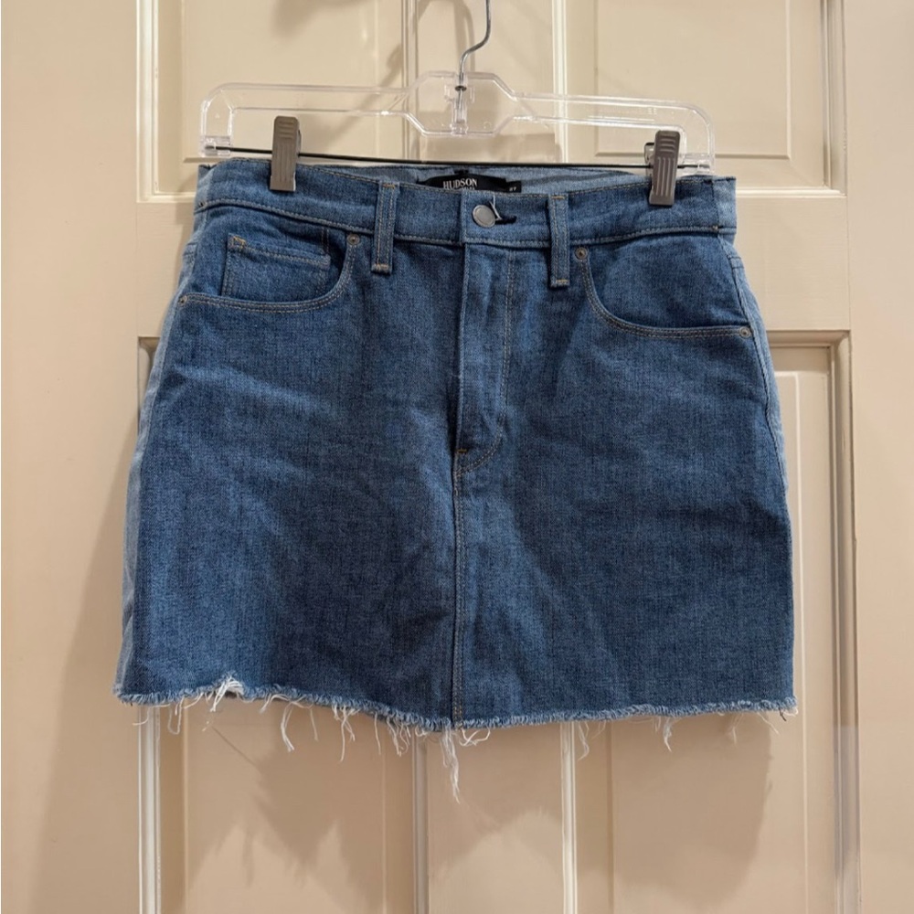 Hudson Jeans Blue Mini Skirt Casual